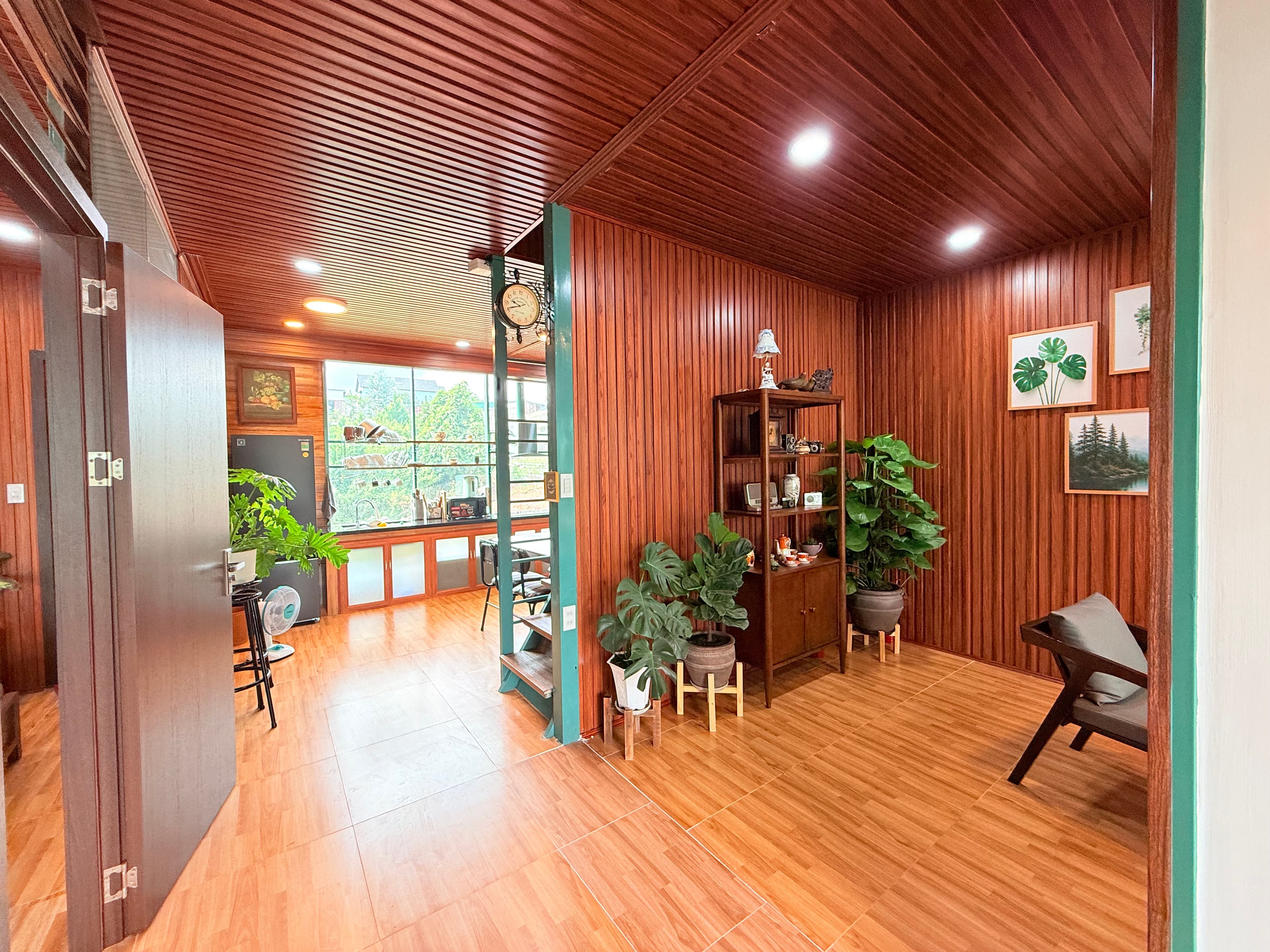 Interiors filled with greenery